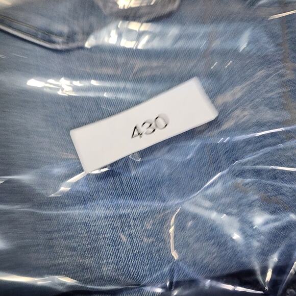 GAP Jeans 70s Flare High Rise 2 Tone Blue Denim Womens 28 Size 6 Short - Picture 12 of 12